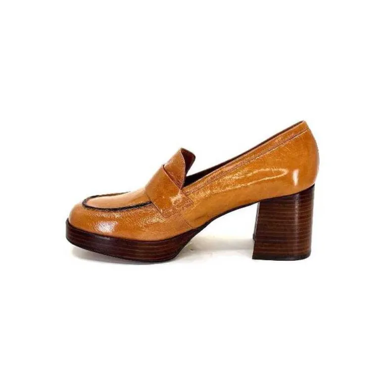 Angel Alarcon 23524 Cuir Vernis Castagna