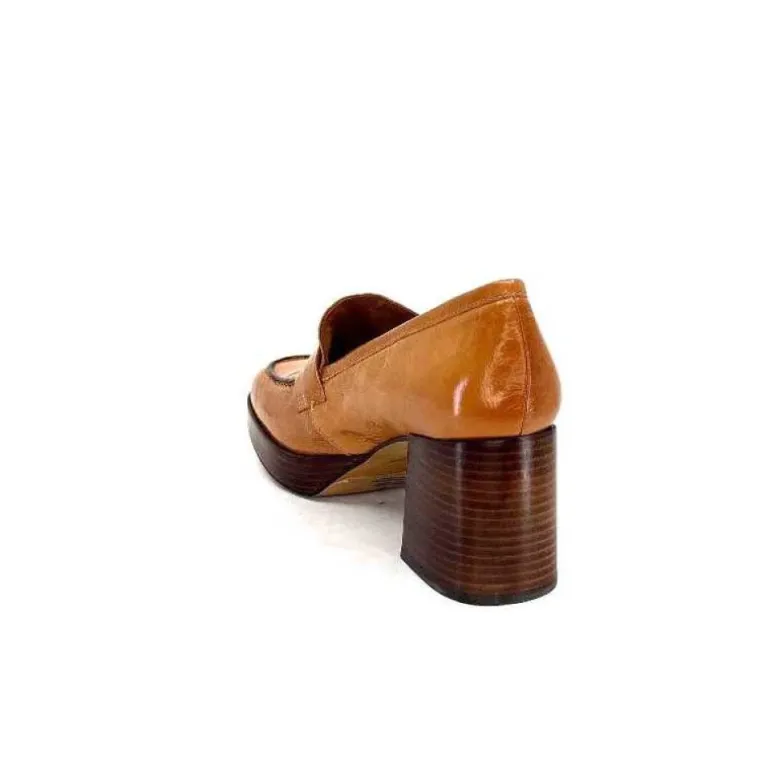Angel Alarcon 23524 Cuir Vernis Castagna