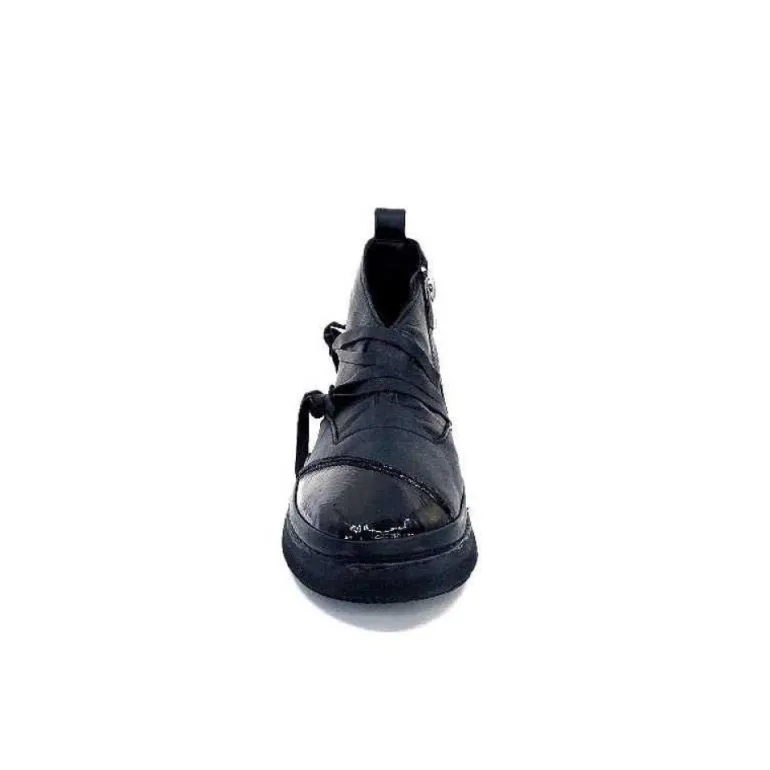 Baskets Ivoire 500-350 Cuir Noir