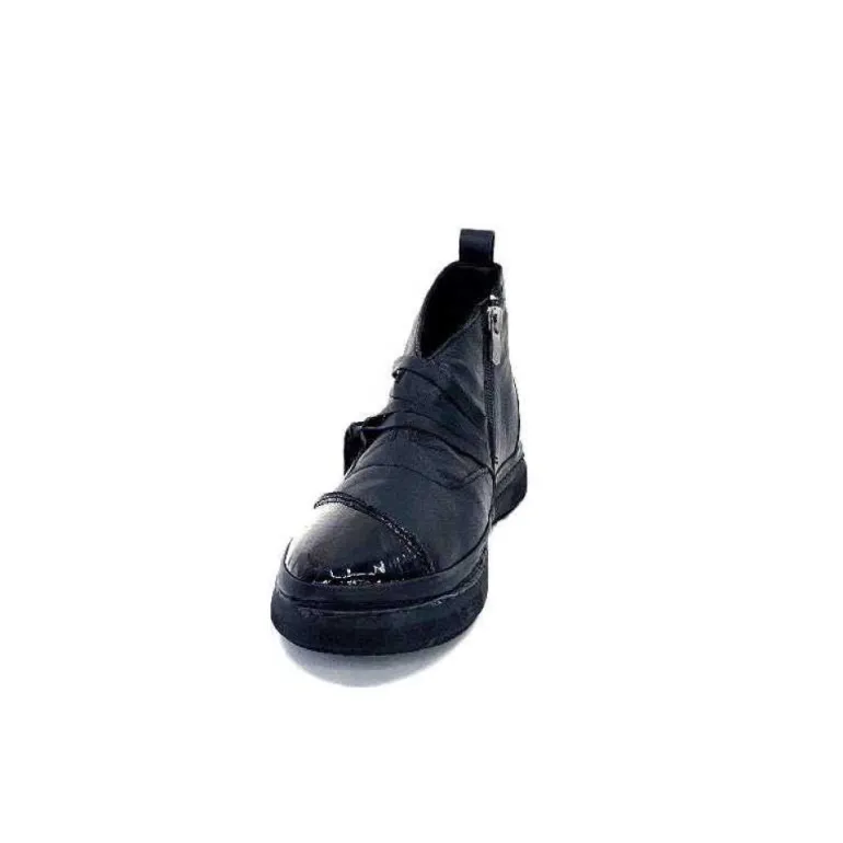 Baskets Ivoire 500-350 Cuir Noir