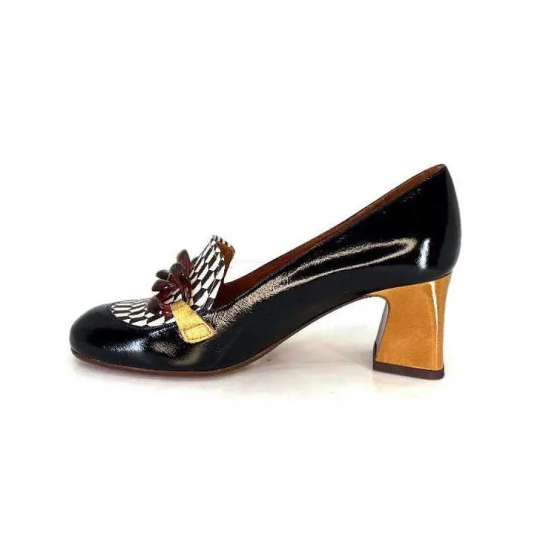 Chie Mihara Anata Cuir Vernis Noir