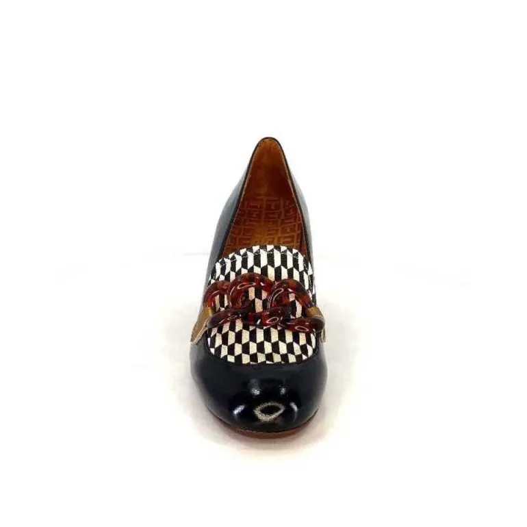 Chie Mihara Anata Cuir Vernis Noir