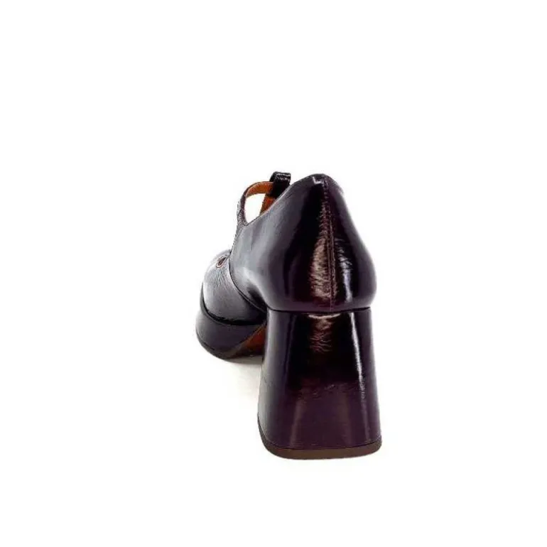Chie Mihara Kaime Cuir Vernis Grape