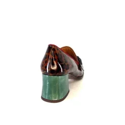 Chie Mihara Meisen Cuir Marron Rouge Vert
