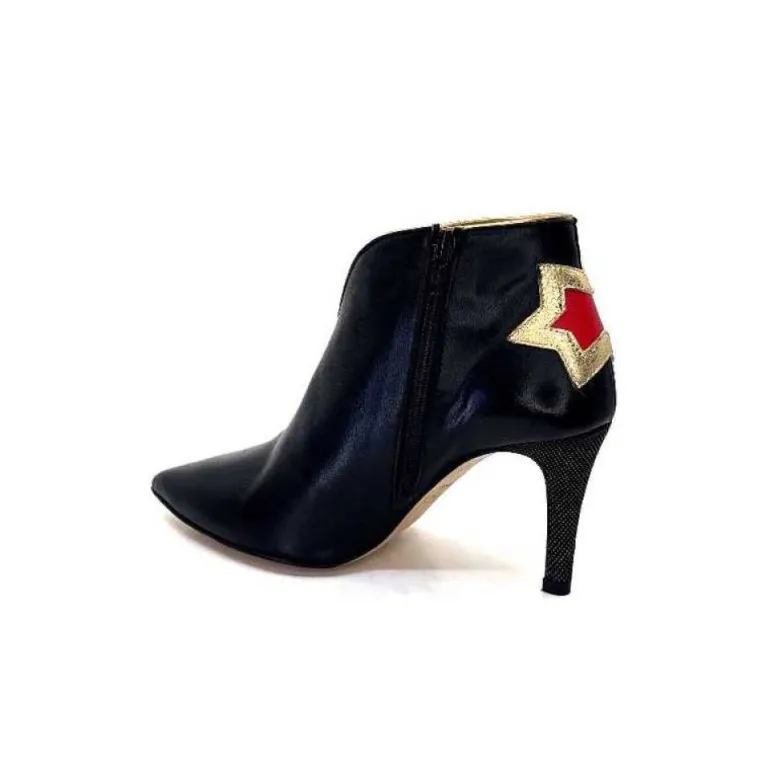 Creatis Magic Cuir Noir Rouge Or