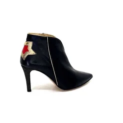 Creatis Magic Cuir Noir Rouge Or