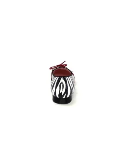 Dansi 5282 Cuir Blanc Noir Rouge