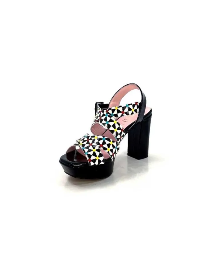 Dansi 5580 Duma Cuir Noir Multi