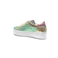 Elue Par Nous Nany Cuir Metal Vert