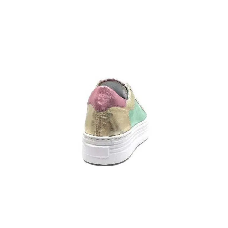 Elue Par Nous Nany Cuir Metal Vert