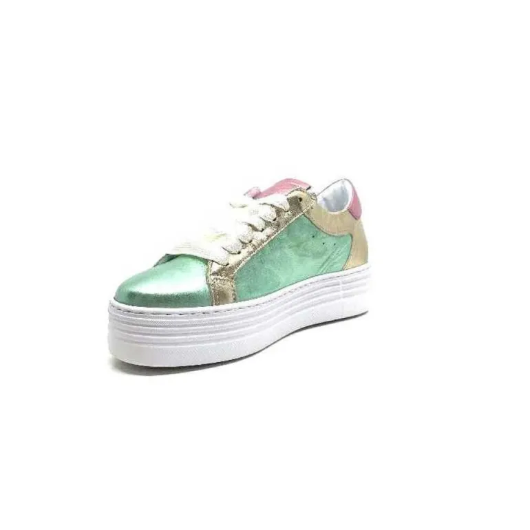 Elue Par Nous Nany Cuir Metal Vert