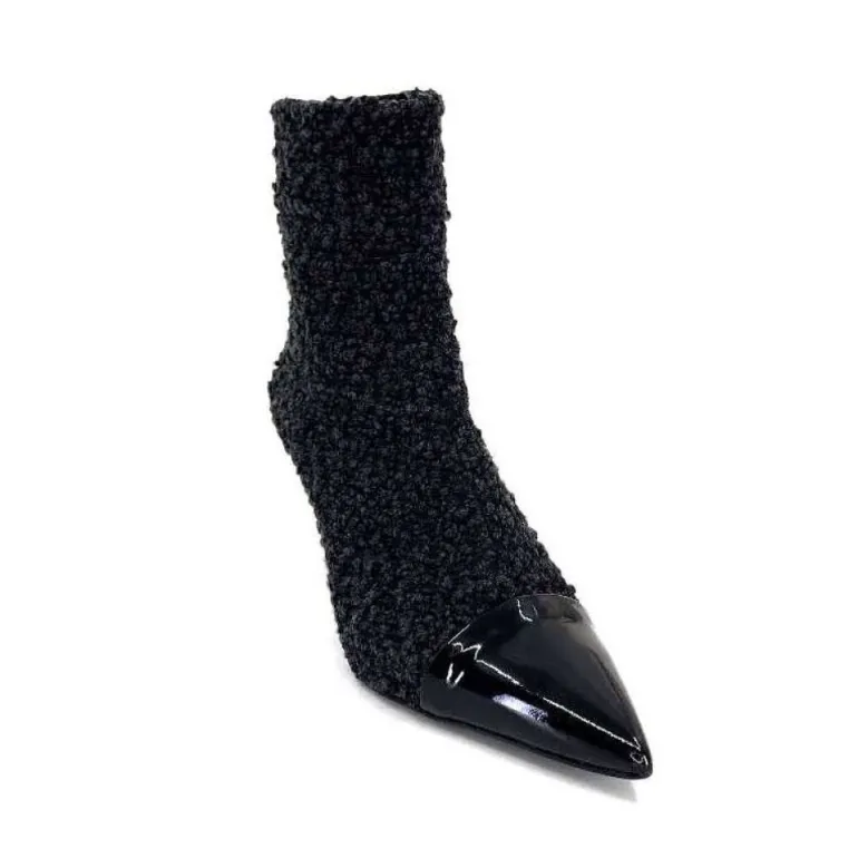 Enzo Di Martino Eli 716 Cuir & Textile Noir