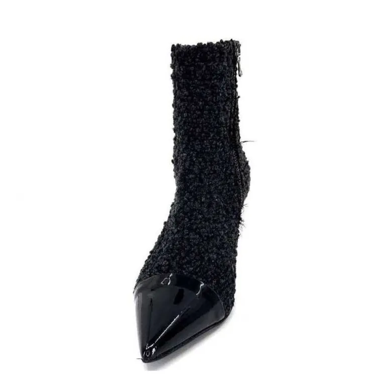 Enzo Di Martino Eli 716 Cuir & Textile Noir