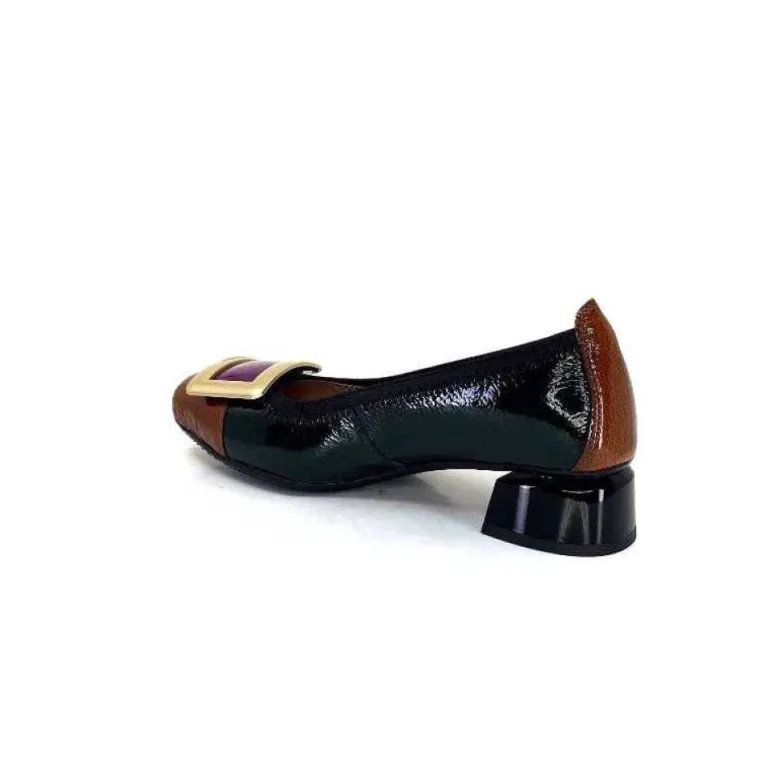 Hispanitas Chi 233141 Salma Cuir Vernis Vert Cuero Fushia