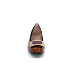 Hispanitas Chi 233141 Salma Cuir Vernis Vert Cuero Fushia
