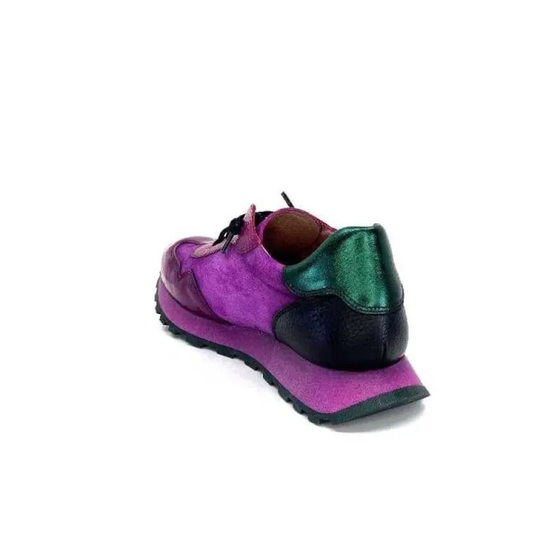 Hispanitas Hi 233073 Loira Cuir Vernis Et Daim Fushia