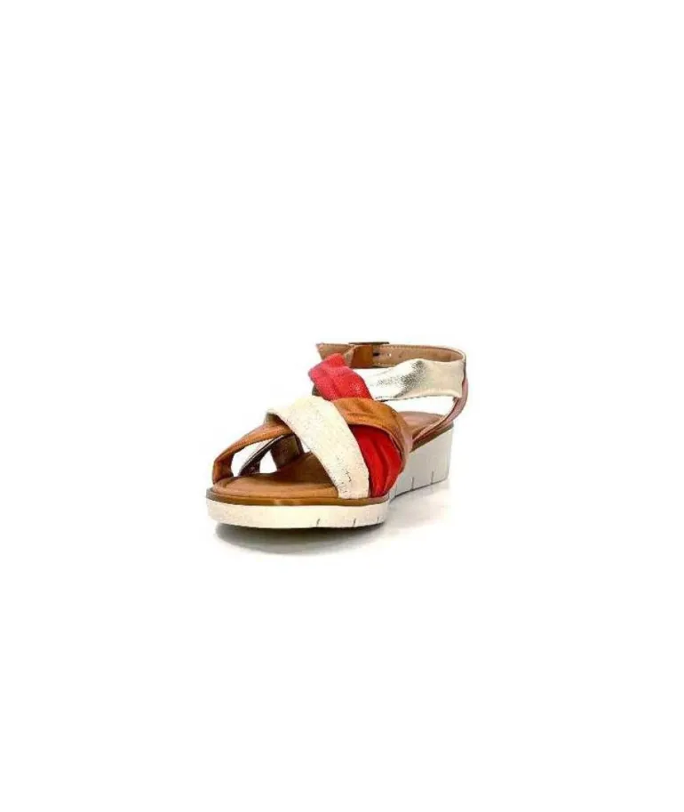Ivoire 2146 Ceralin Cuir Rouge Marron Or