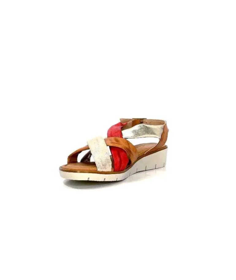 Ivoire 2146 Ceralin Cuir Rouge Marron Or