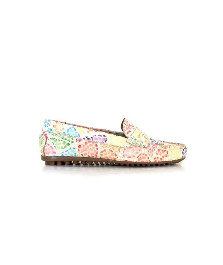 Ivoire 10322 Cuir Beige Multicolore
