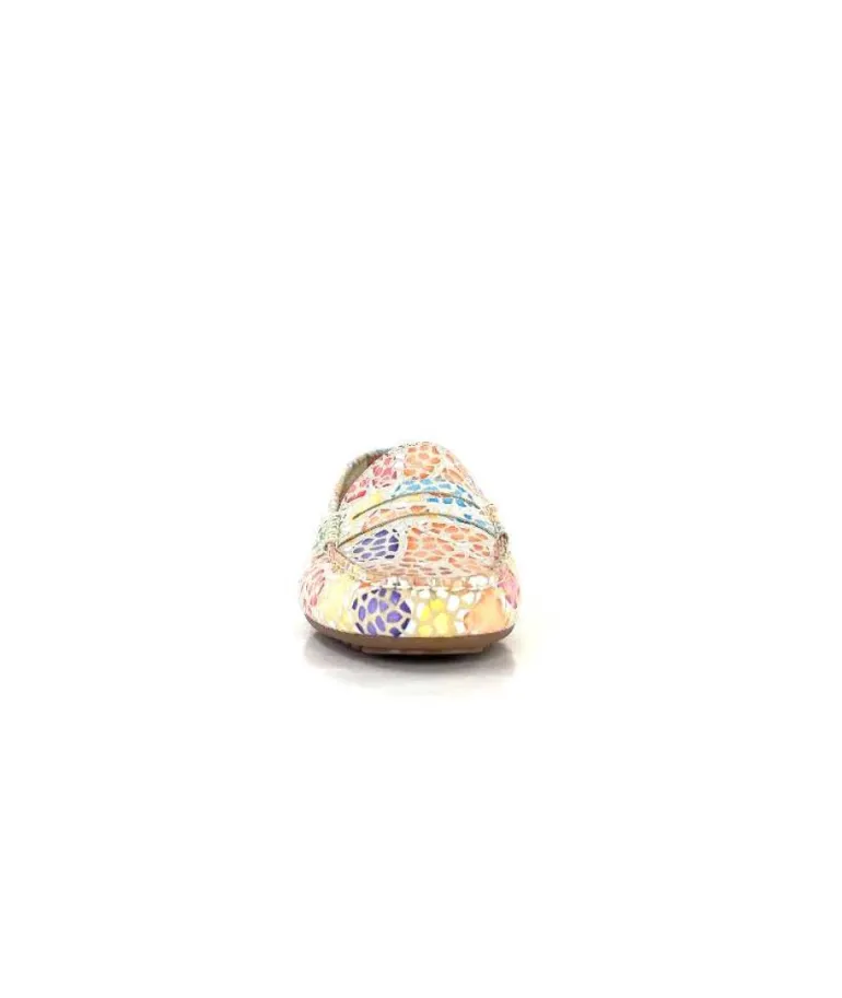 Ivoire 10322 Cuir Beige Multicolore