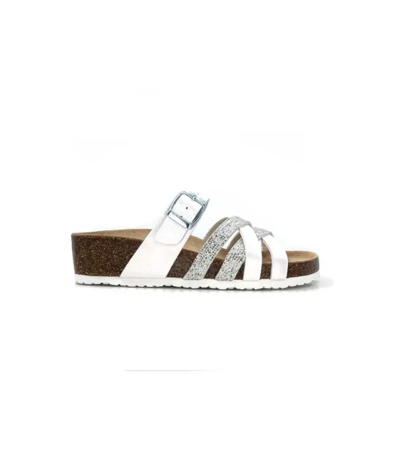 Ivoire 2115 Cuir Blanc Argent