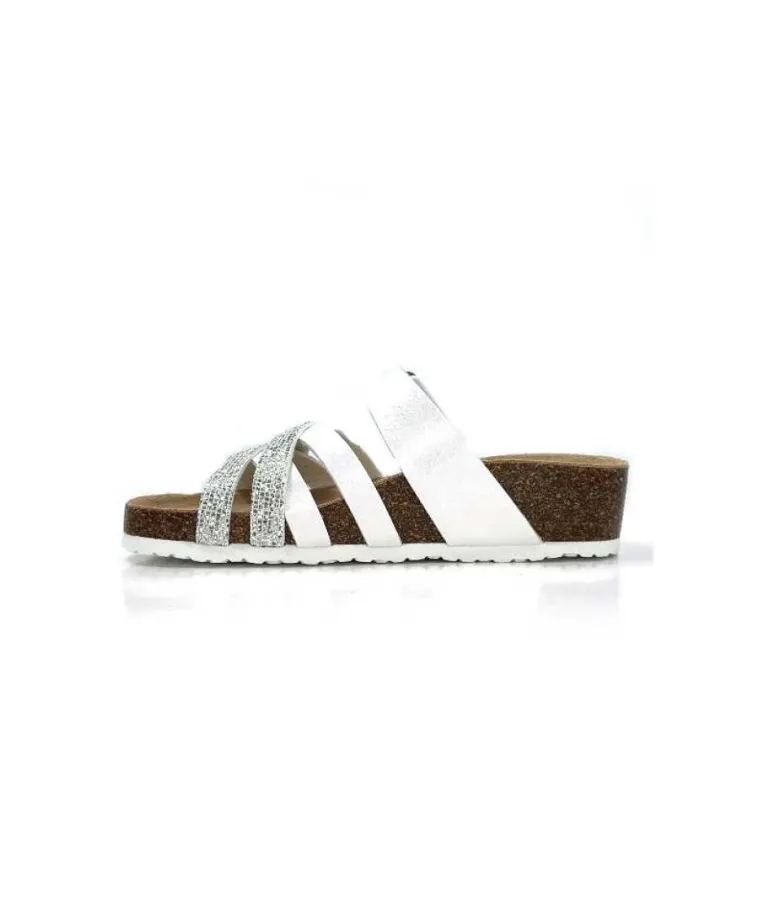 Ivoire 2115 Cuir Blanc Argent