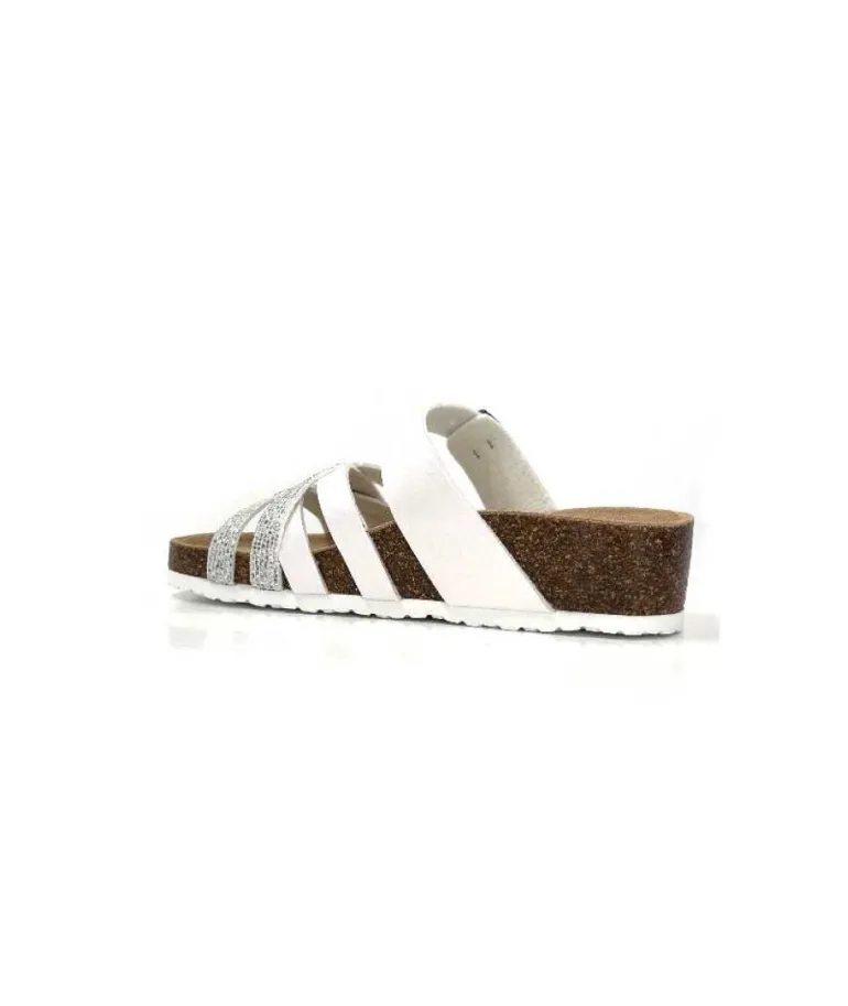 Ivoire 2115 Cuir Blanc Argent