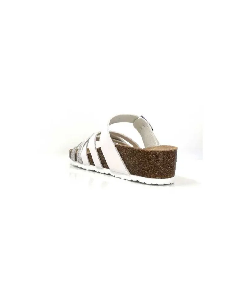 Ivoire 2115 Cuir Blanc Argent