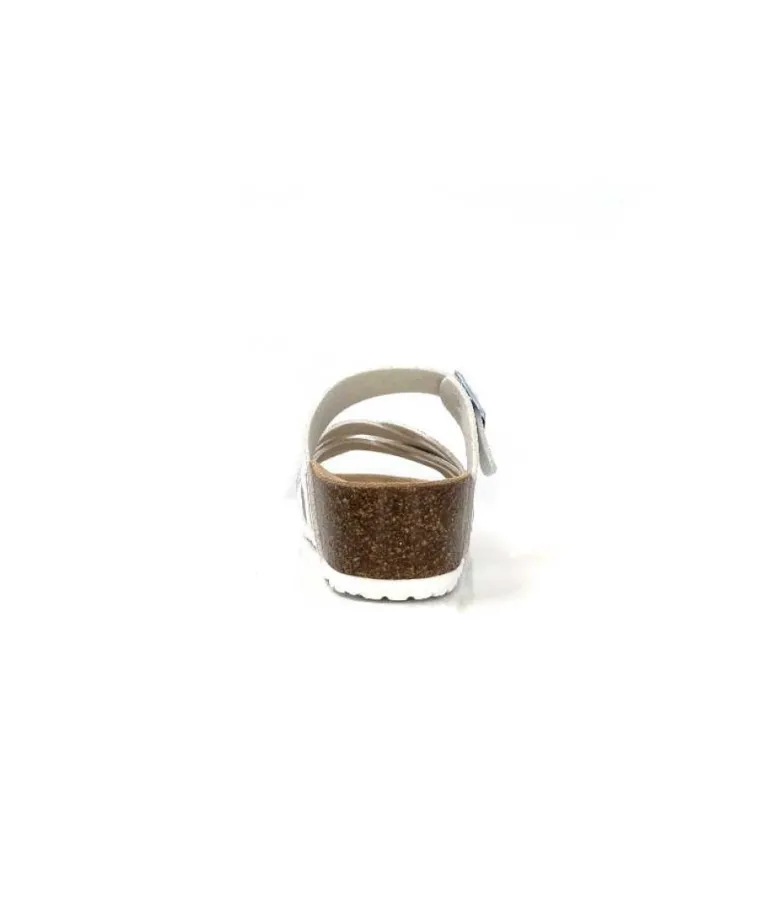 Ivoire 2115 Cuir Blanc Argent