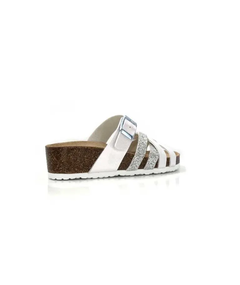 Ivoire 2115 Cuir Blanc Argent