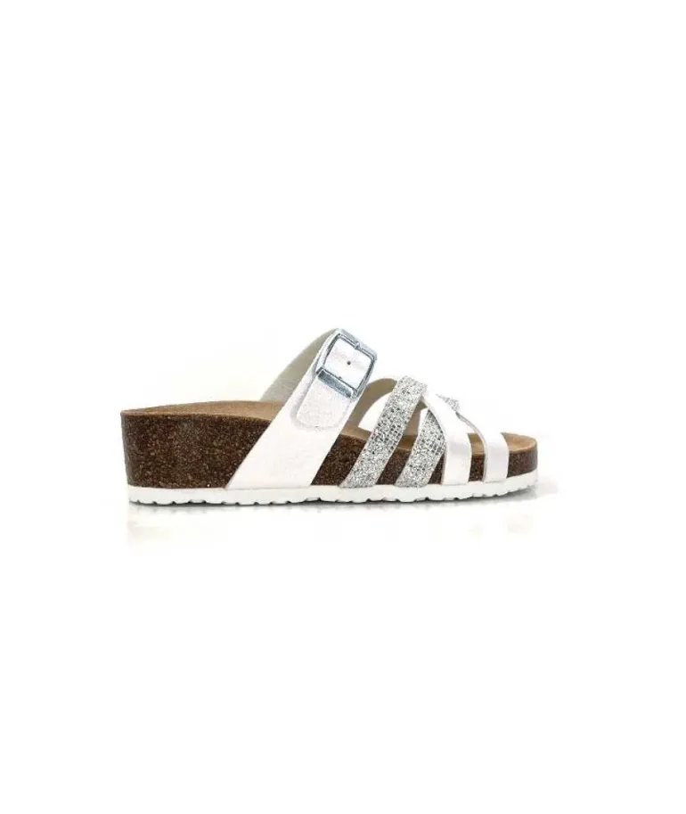 Ivoire 2115 Cuir Blanc Argent