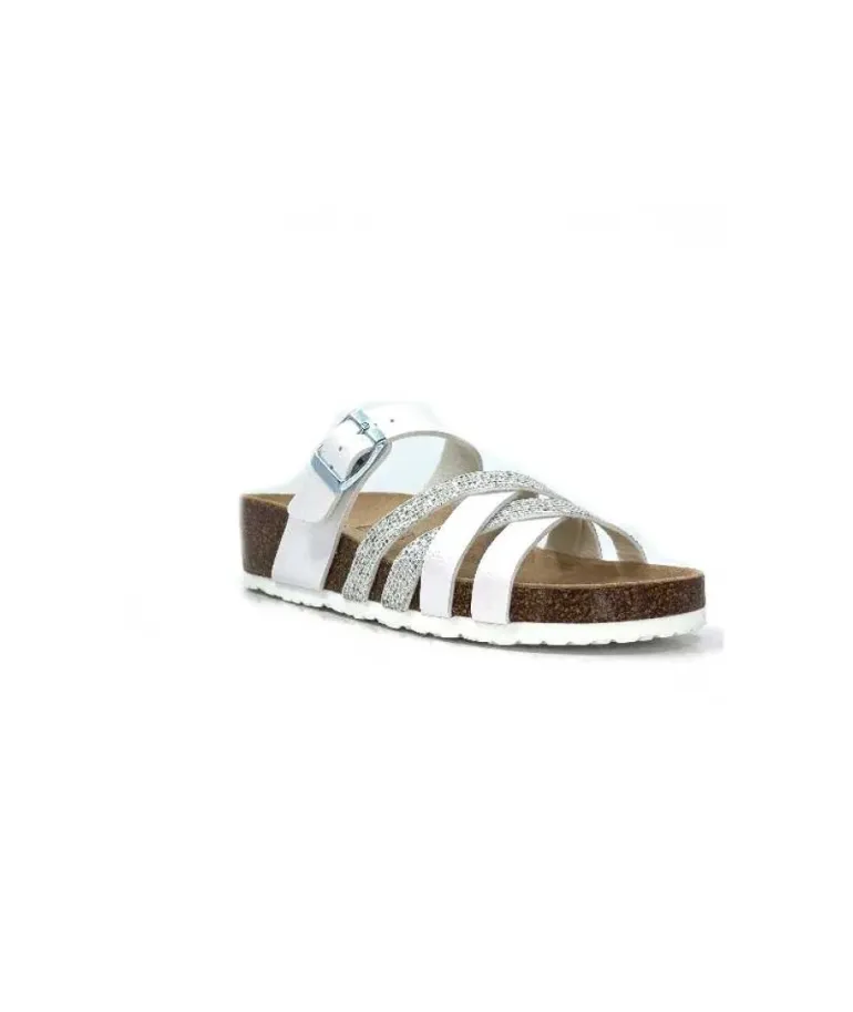 Ivoire 2115 Cuir Blanc Argent