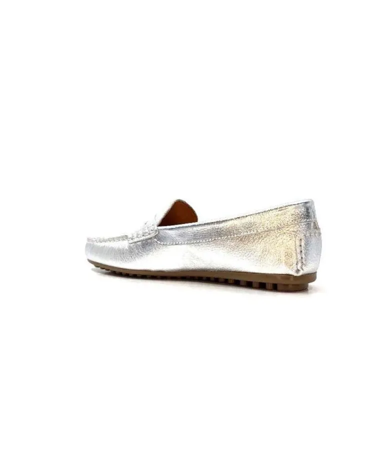 Ivoire 10322 Cuir Metal Argent