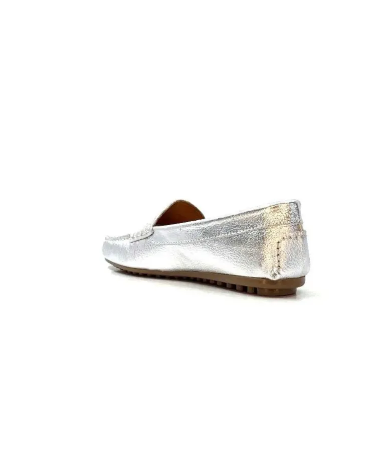 Ivoire 10322 Cuir Metal Argent