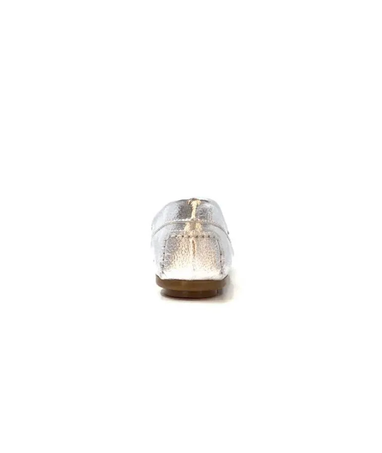 Ivoire 10322 Cuir Metal Argent