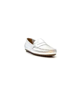 Ivoire 10322 Cuir Metal Argent