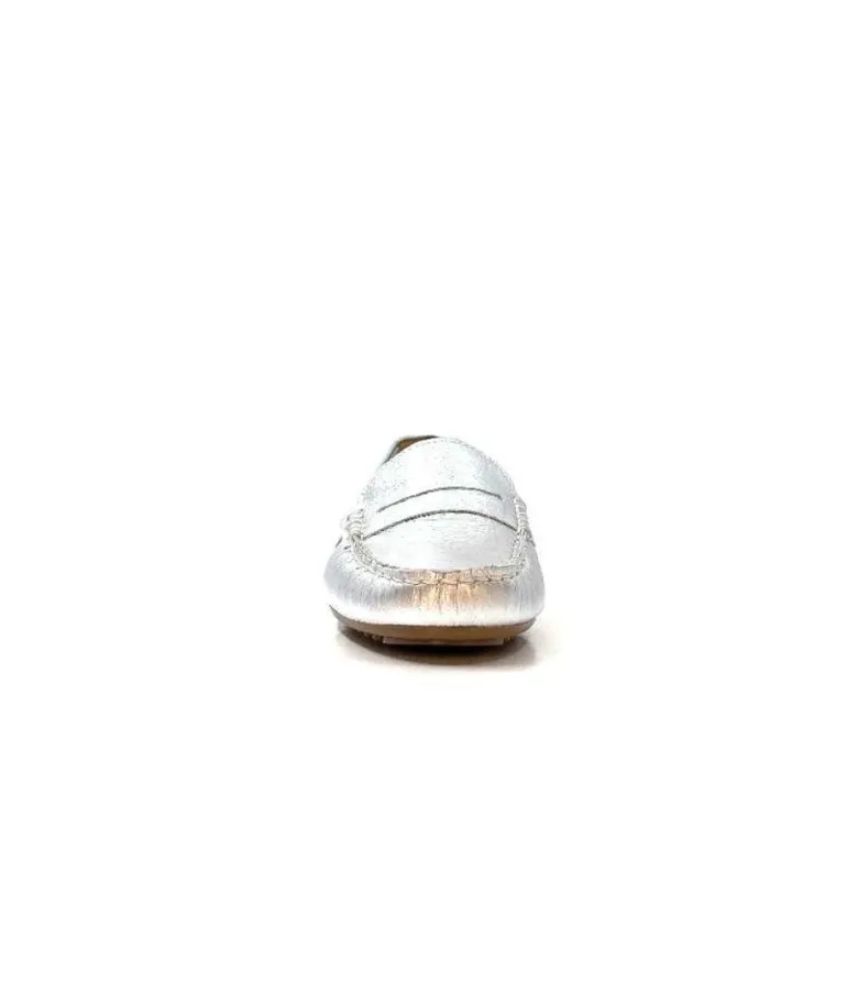 Ivoire 10322 Cuir Metal Argent