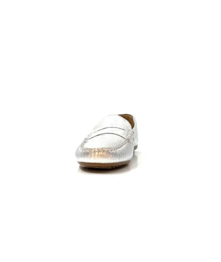 Ivoire 10322 Cuir Metal Argent