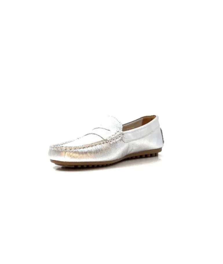 Ivoire 10322 Cuir Metal Argent