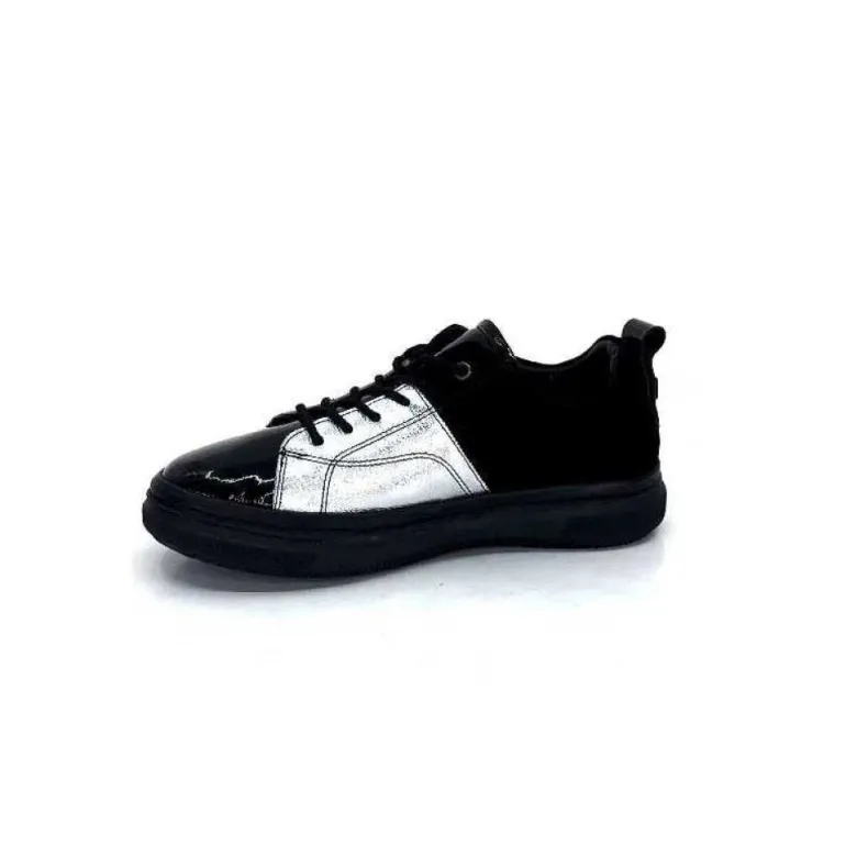 Ivoire 500-353 Cuir Noir & Argente