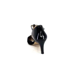 Ivoire 1801 Cuir Vernis & Daim Noir