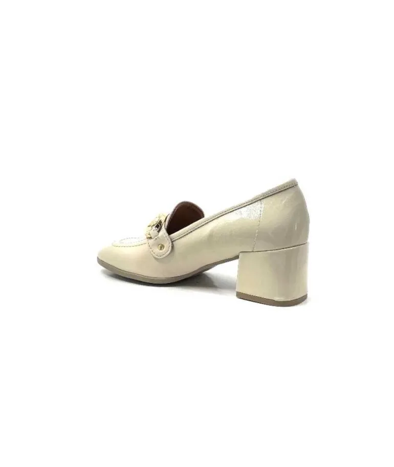 Ivoire 9575845 Cuir Vernis Beige