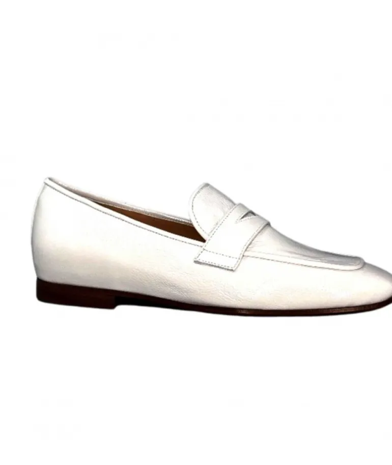 Ivoire 2103 Cuir Vernis Blanc