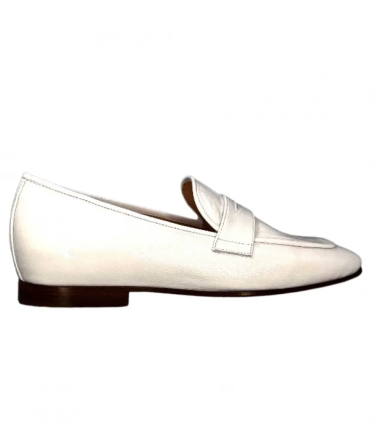 Ivoire 2103 Cuir Vernis Blanc