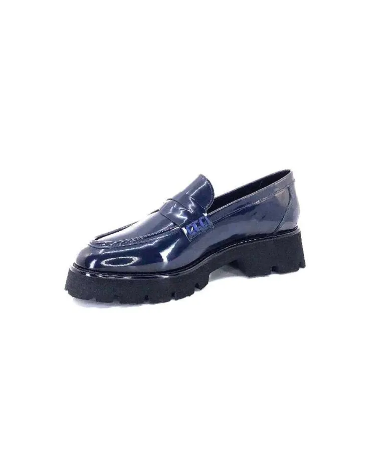 Ivoire 108606 Cuir Vernis Marine