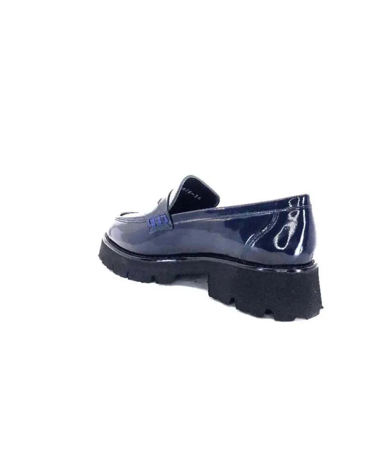 Ivoire 108606 Cuir Vernis Marine