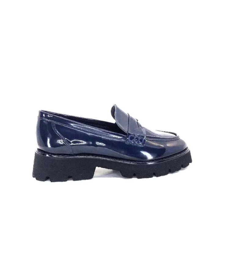 Ivoire 108606 Cuir Vernis Marine