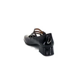 Ivoire 710 Cuir Vernis Noir