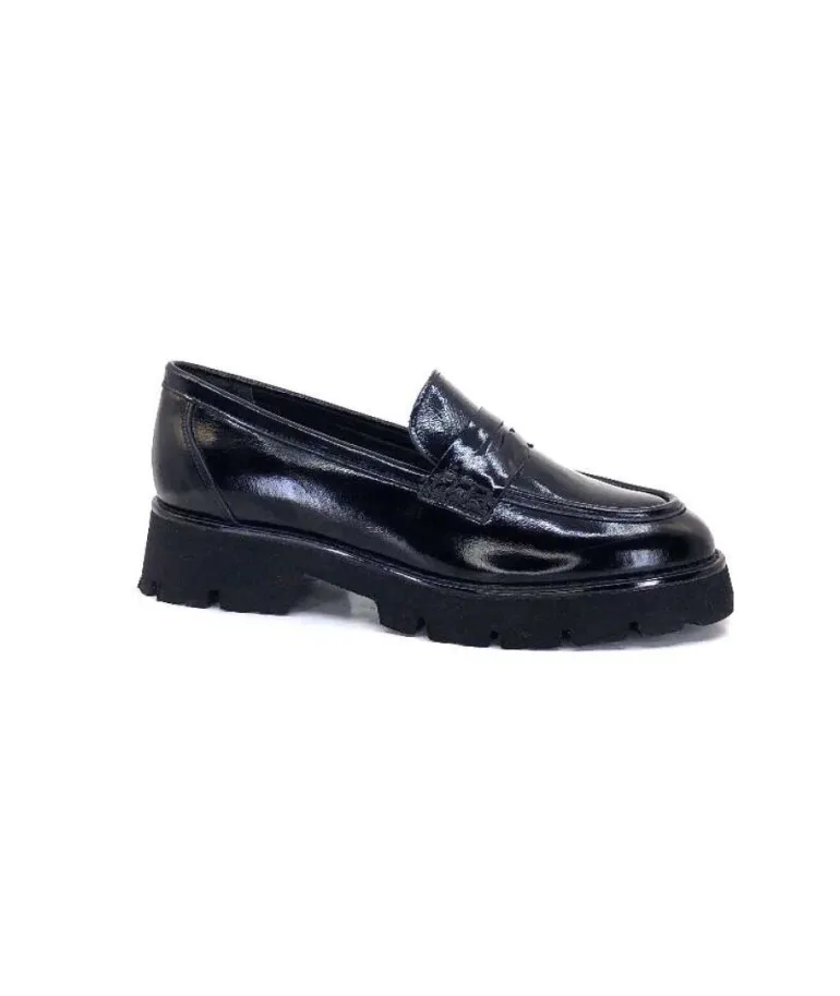 Ivoire 108606 Cuir Vernis Noir