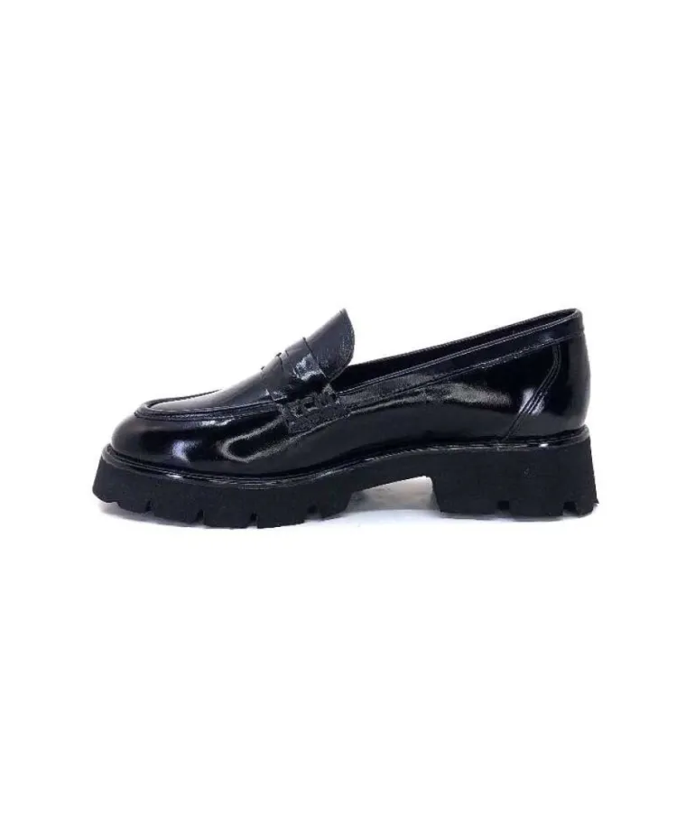 Ivoire 108606 Cuir Vernis Noir